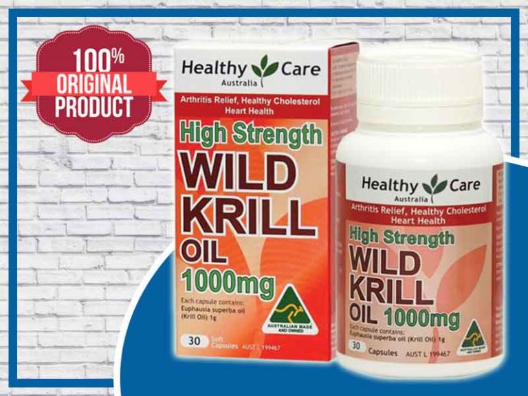 Wild Krill Oil 1000mg Healthy Care
